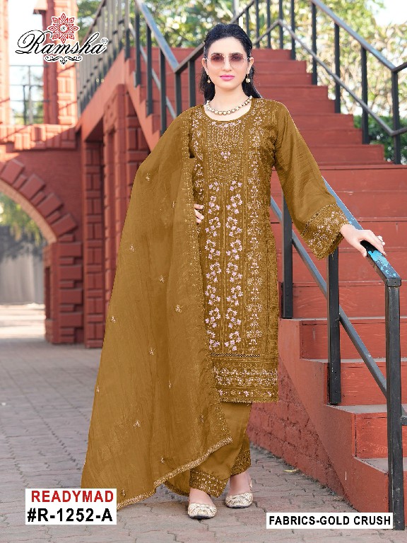 Ramsha R-1252 Wholesale Readymade Indian Pakistani Salwar Suits