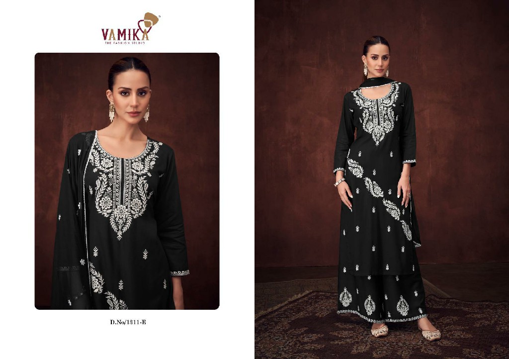 Vamika Mulberry Vol-1 Wholesale Heavy Viscose Rayon With Work Kurti With Pant And Dupatta