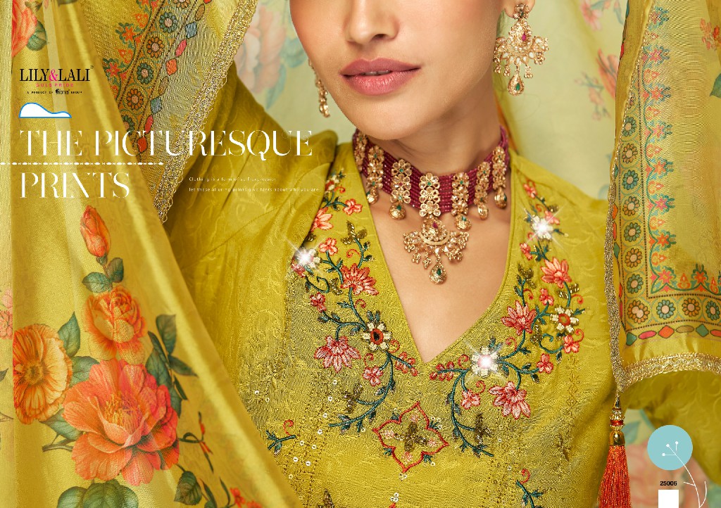 Lily And Lali Mishka Wholesale Embroidery And Handwork Kurti With Pant And Dupatta