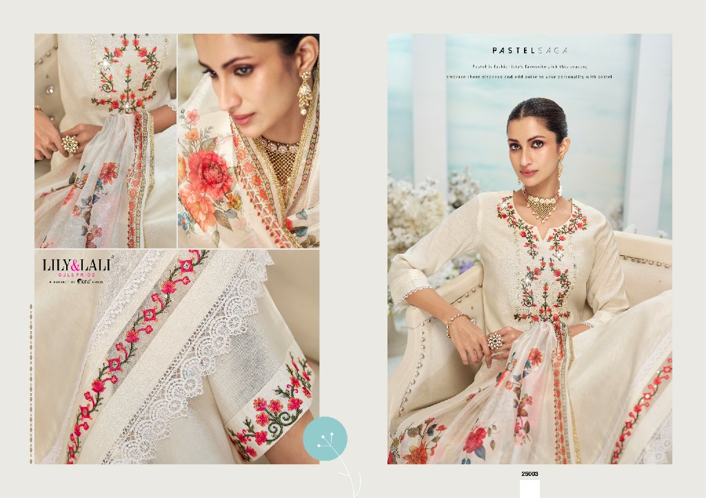 Lily And Lali Mishka Wholesale Embroidery And Handwork Kurti With Pant And Dupatta