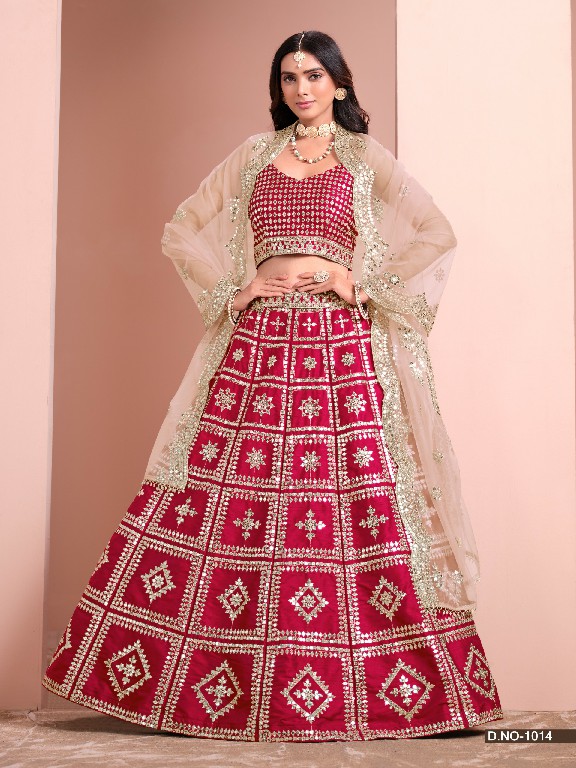 Mehvish Alizeh Wholesale Art Silk Fabrics Designer Lehengas Choli