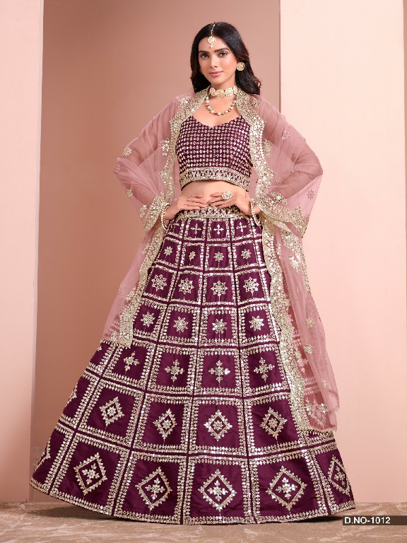 Mehvish Alizeh Wholesale Art Silk Fabrics Designer Lehengas Choli