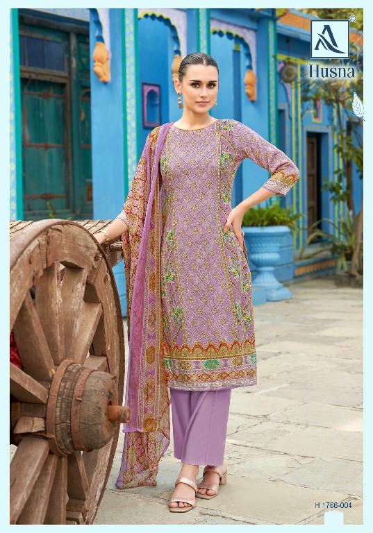 Alok Husna Wholesale Pure Viscose Reyon With Fancy Hand Work Dress Material
