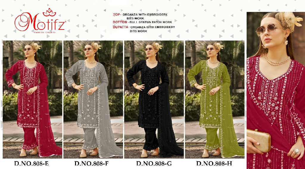 Motifz D.no 808 Wholesale Indian Pakistani Concept Salwar Suits