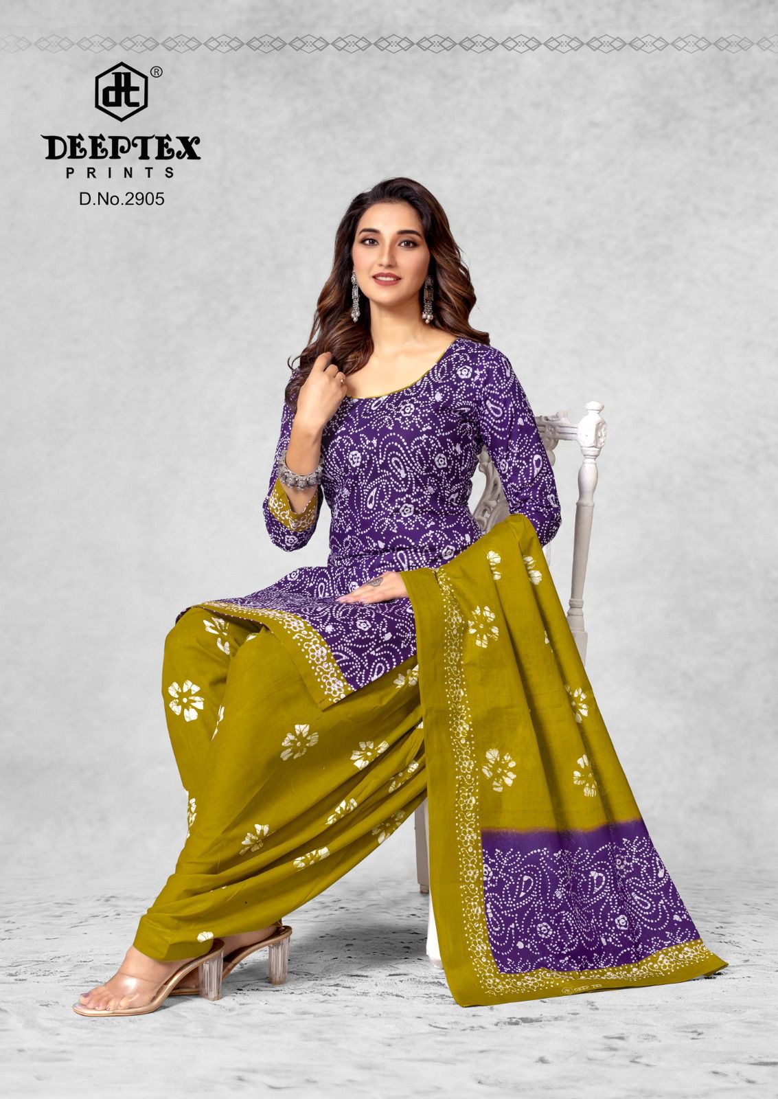 Deeptex Batik Plus Vol-29 Wholesale Pure Cotton Printed Dress Material