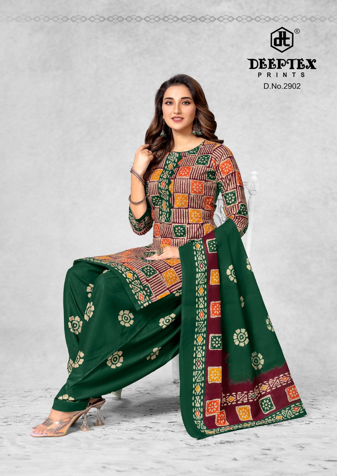 Deeptex Batik Plus Vol-29 Wholesale Pure Cotton Printed Dress Material