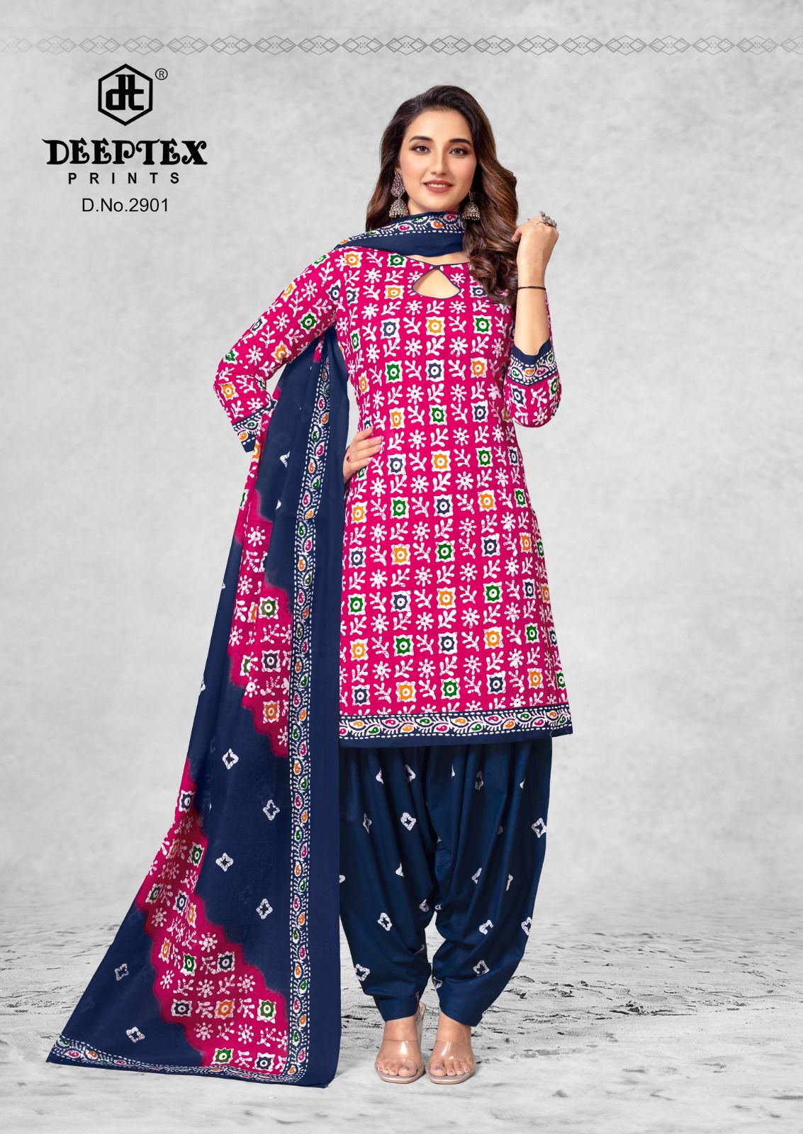 Deeptex Batik Plus Vol-29 Wholesale Pure Cotton Printed Dress Material