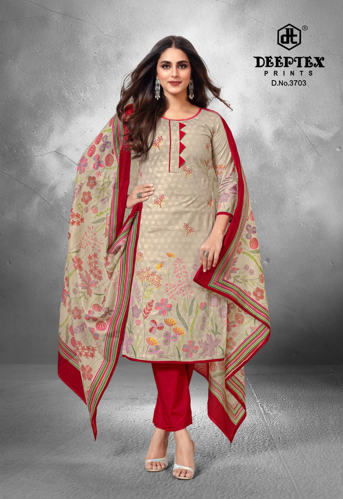 DEEPTEX CHIEF GUEST VOL 37 COTTON COMFY WEAR UNSTITCH SALWAR KAMEEZ