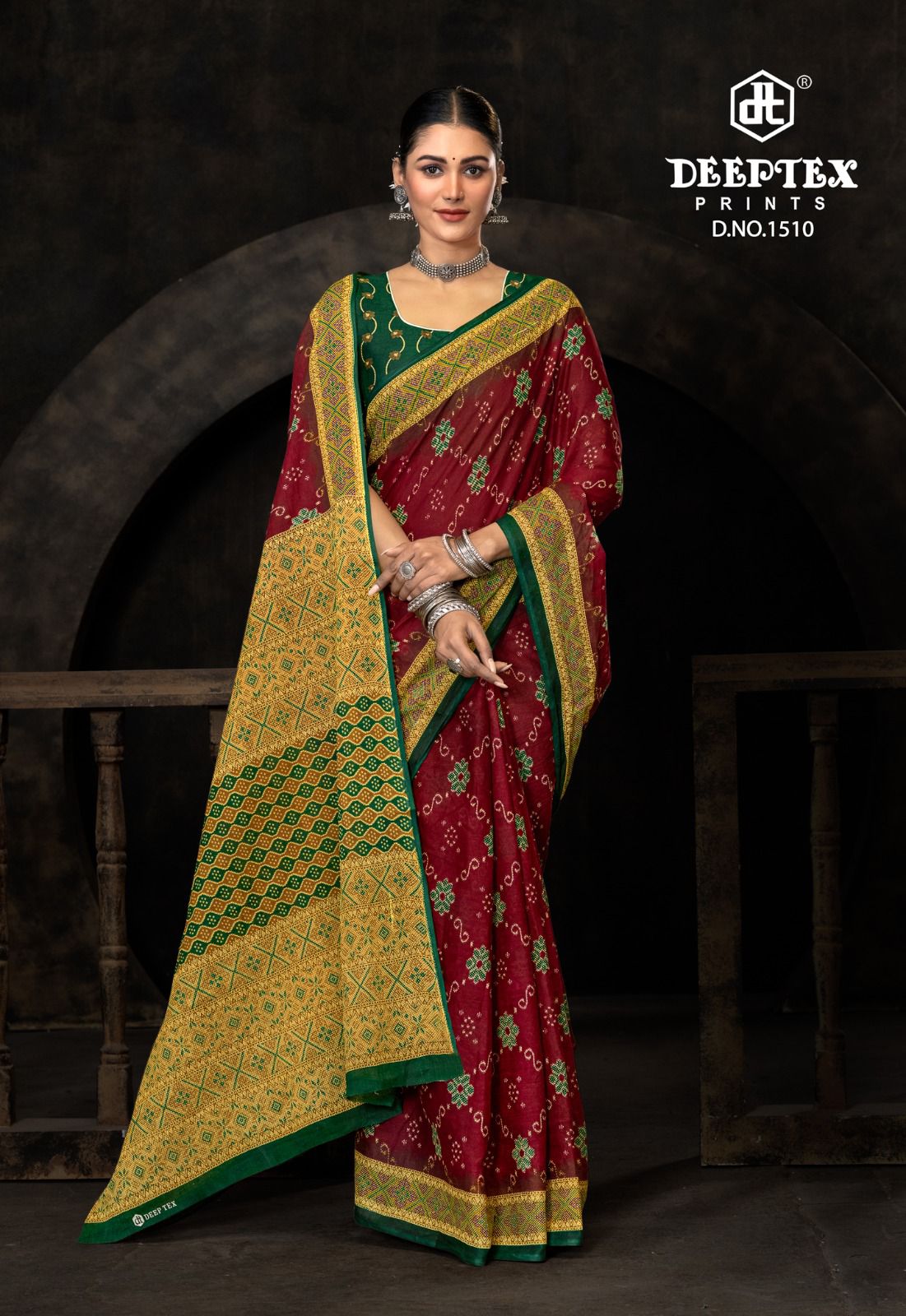 Deeptex Prime Time Vol-15 Wholesale Pure Cotton Printed Sarees