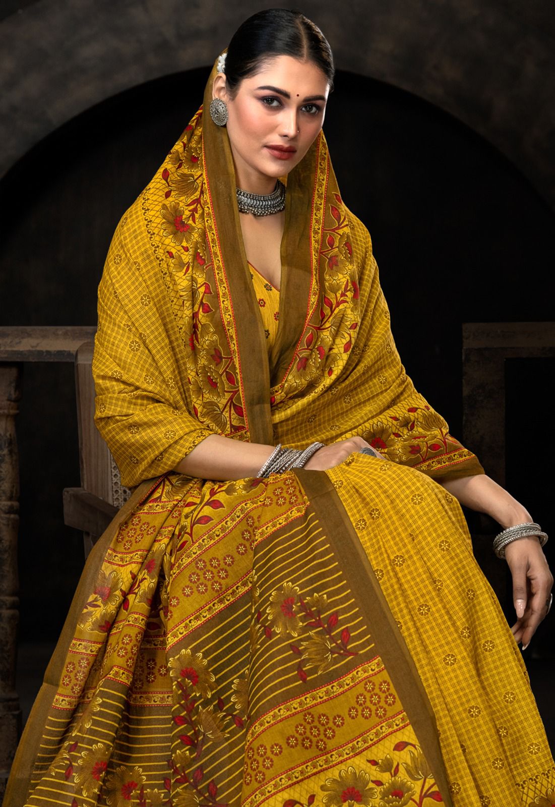 Deeptex Prime Time Vol-15 Wholesale Pure Cotton Printed Sarees
