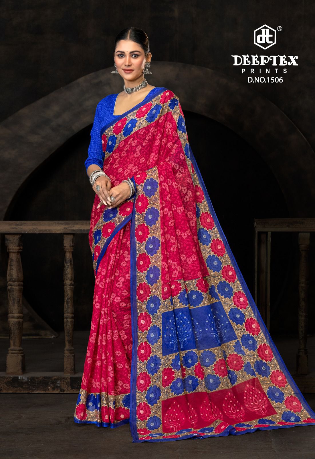 Deeptex Prime Time Vol-15 Wholesale Pure Cotton Printed Sarees