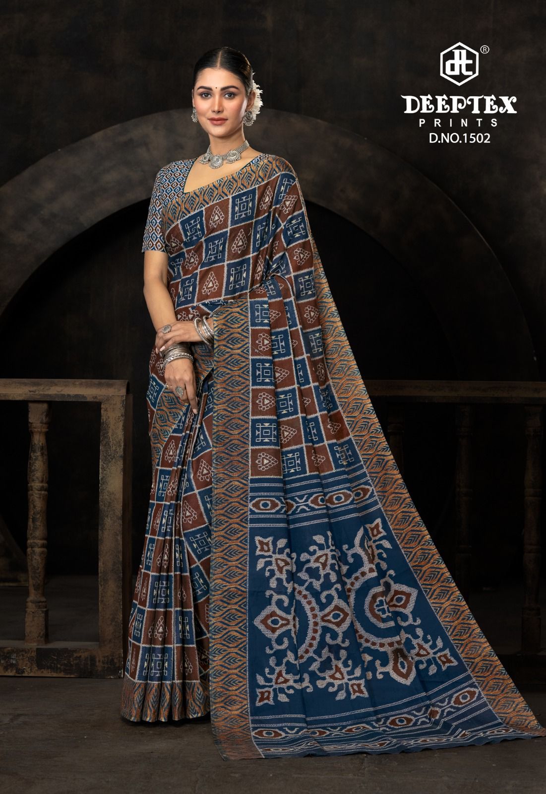 Deeptex Prime Time Vol-15 Wholesale Pure Cotton Printed Sarees