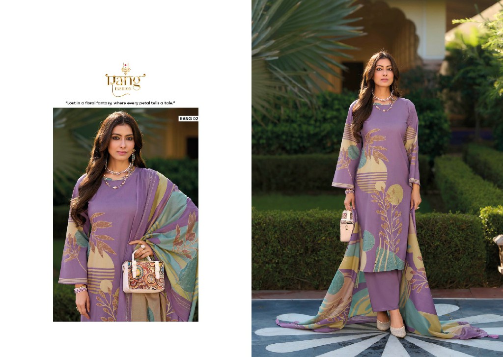 aadhya by rang fashion lawn cambric casual wear dress material