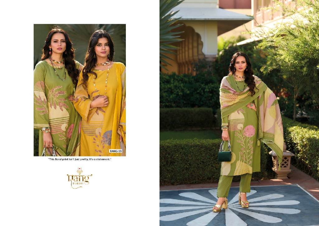 aadhya by rang fashion lawn cambric casual wear dress material