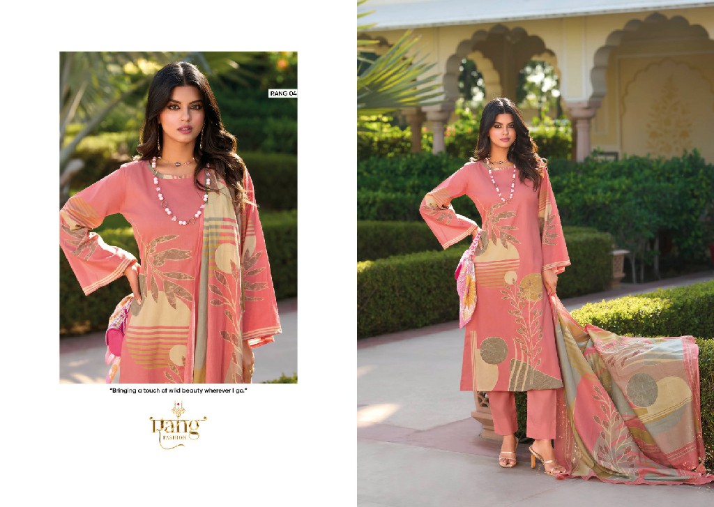 aadhya by rang fashion lawn cambric casual wear dress material