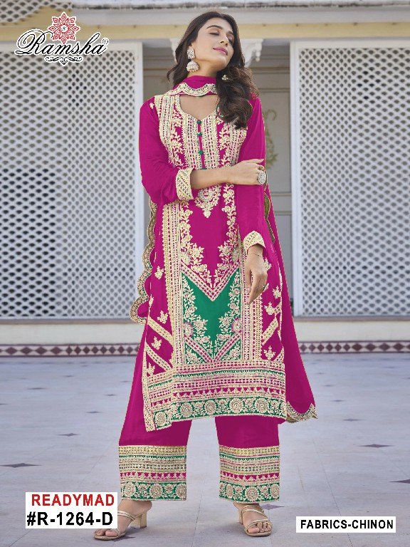 Ramsha R-1264 Wholesale Readymade Indian Pakistani Salwar Suits