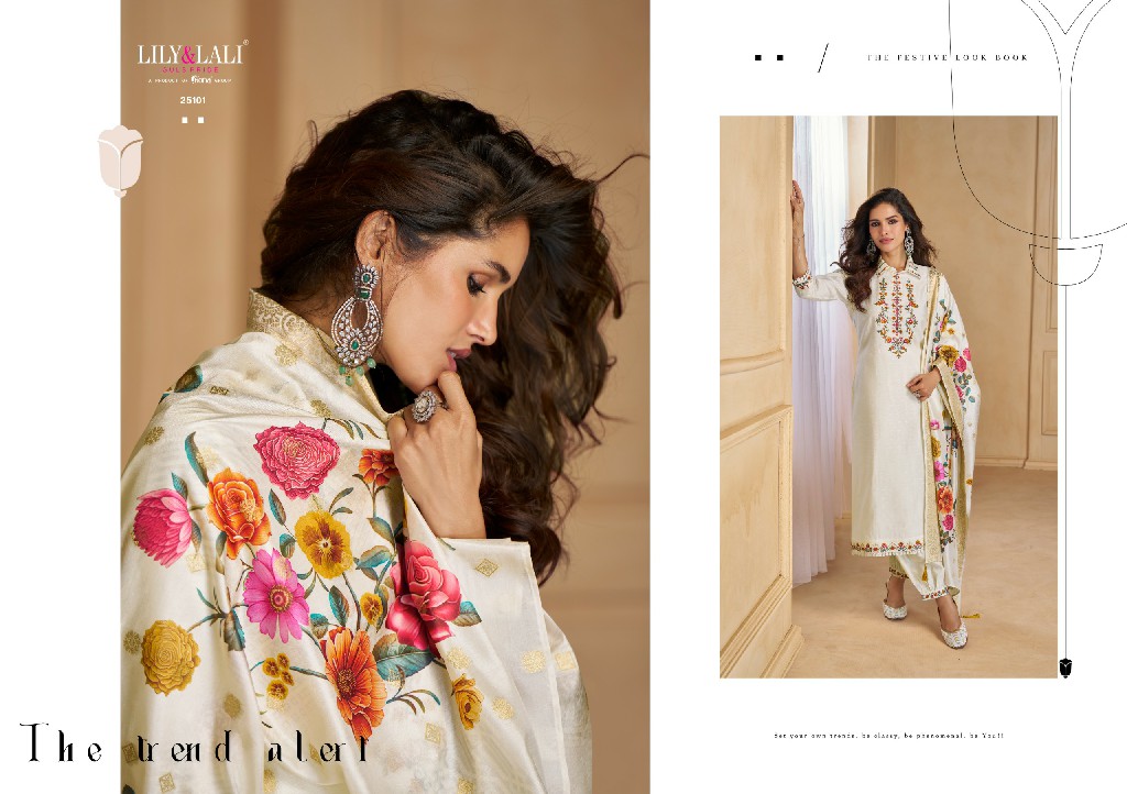 Lily And Lali Khwab Wholesale Handwork And Embroidered 3 Piece Suits