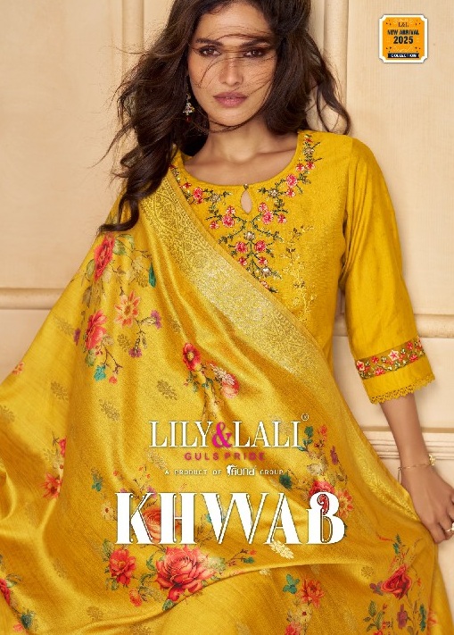 Lily And Lali Khwab Wholesale Handwork And Embroidered 3 Piece Suits