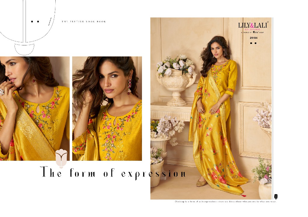 Lily And Lali Khwab Wholesale Handwork And Embroidered 3 Piece Suits
