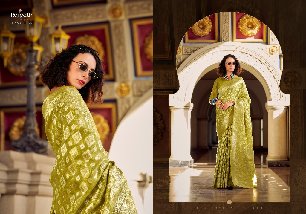 Rajpath Goldmine Wholesale Tissue Silk Ethnic Sarees Collection