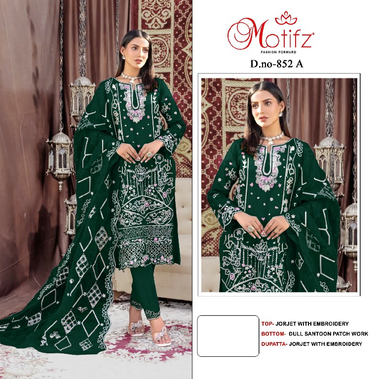 Motifz D.no 852 Wholesale Indian Pakistani Concept Salwar Suits