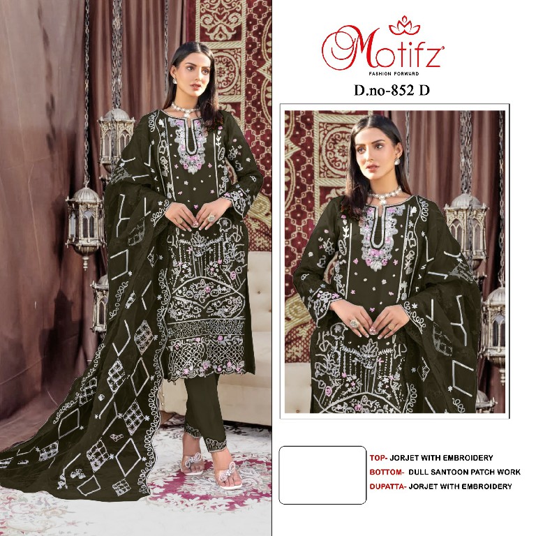 Motifz D.no 852 Wholesale Indian Pakistani Concept Salwar Suits