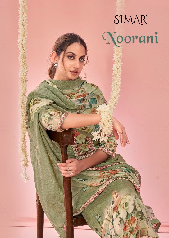 Glossy Simar Noorani Wholesale Pure Viscose Muslin With Handwork Suits