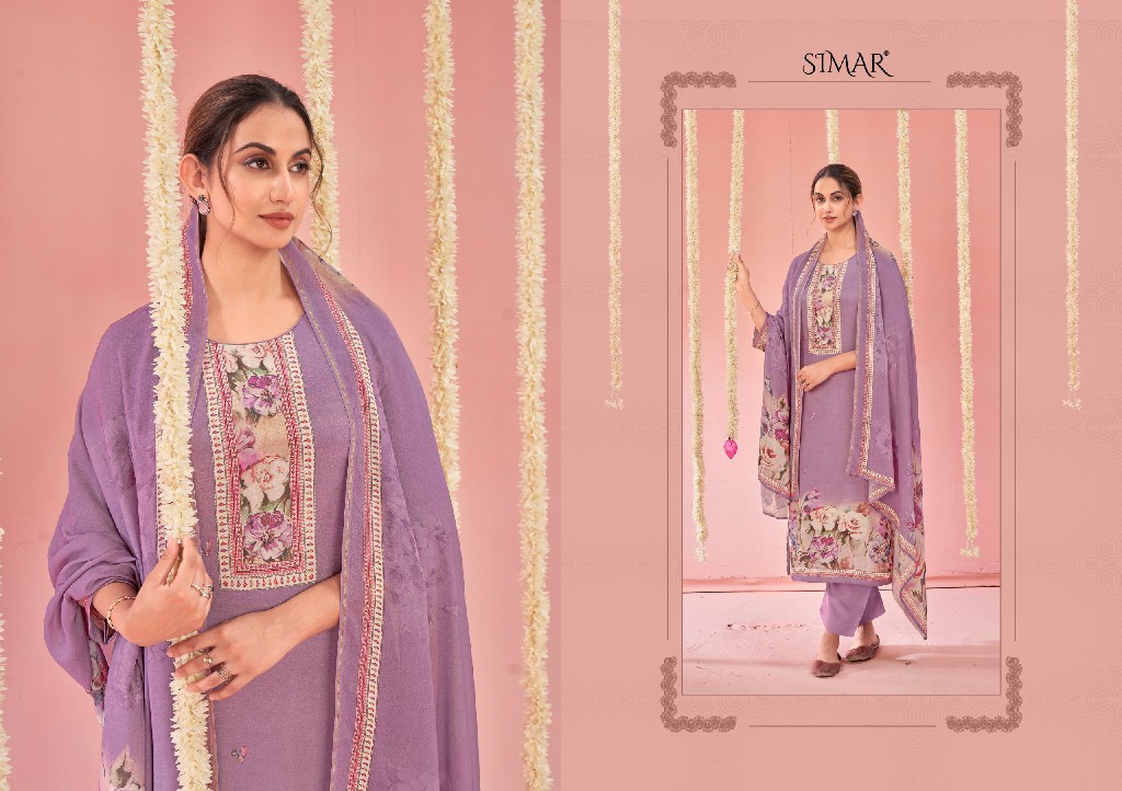 Glossy Simar Noorani Wholesale Pure Viscose Muslin With Handwork Suits