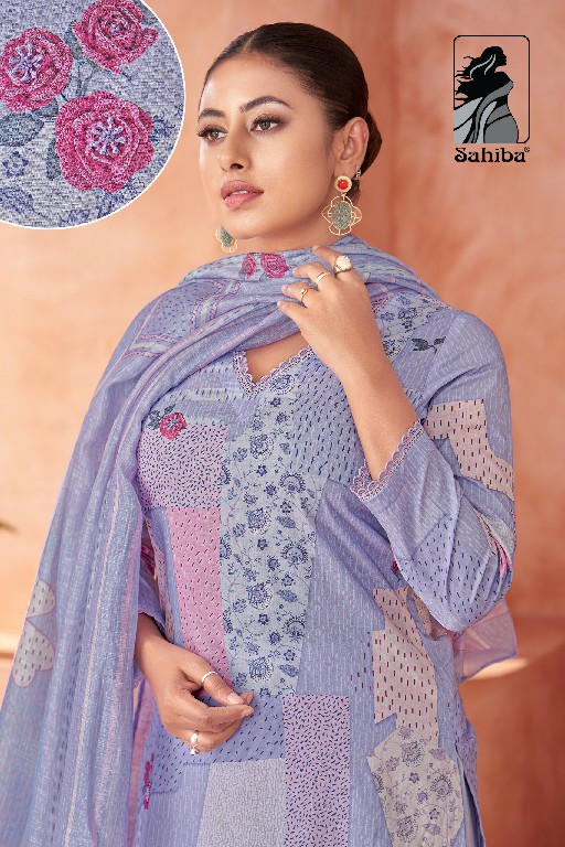 Sahiba Suvya Wholesale Pure Cotton Lawn With Hand Work Salwar Suits