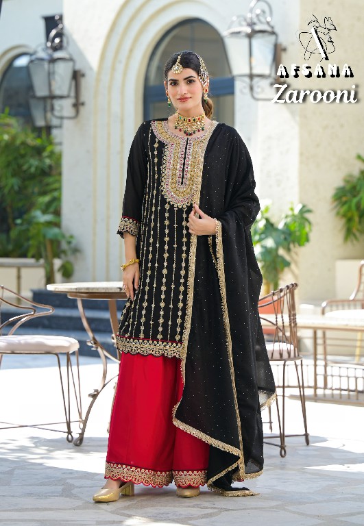 Afsana Zarooni Wholesale Readymade Pakistani Concept Suits Combo