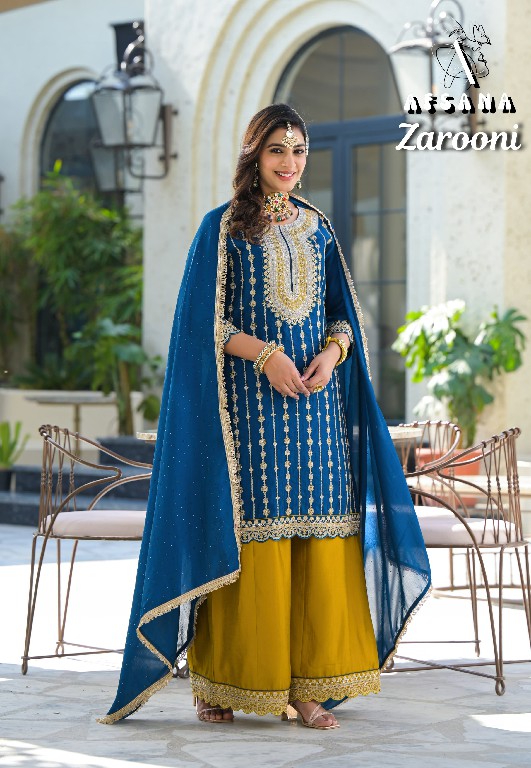 Afsana Zarooni Wholesale Readymade Pakistani Concept Suits Combo