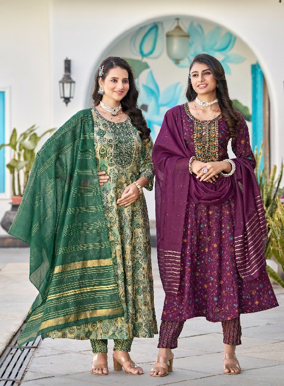Radhika Lifestyle Swara Vol-1 Wholesale Flair Top With Pant And Dupatta