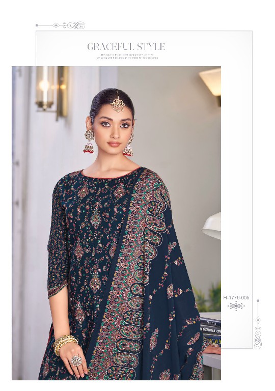Alok Kantha Wholesale Heavy Viscose With Fancy Hand Work Dress Material