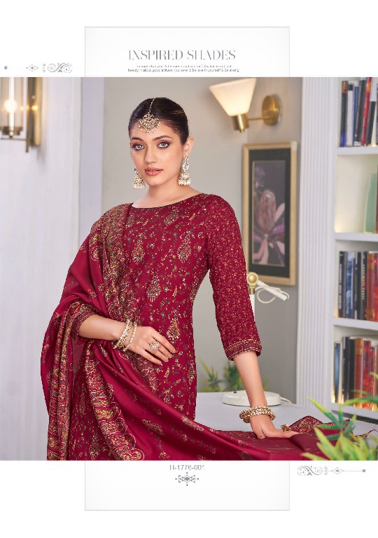 Alok Kantha Wholesale Heavy Viscose With Fancy Hand Work Dress Material