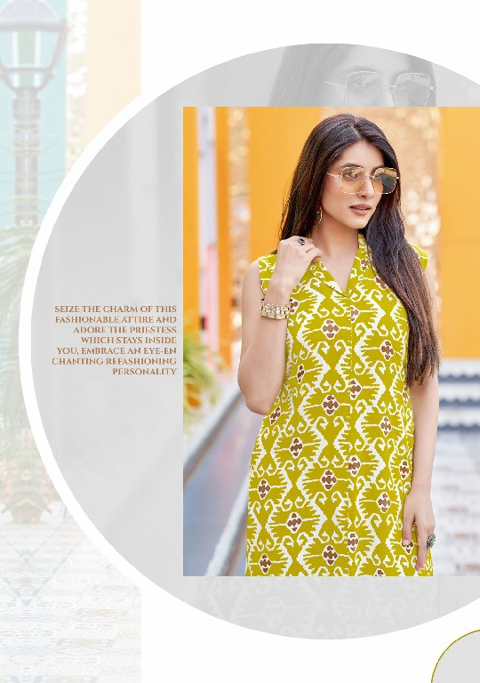 Wooglee Samiksha Wholesale Rayon Print Kurtis With Bottom