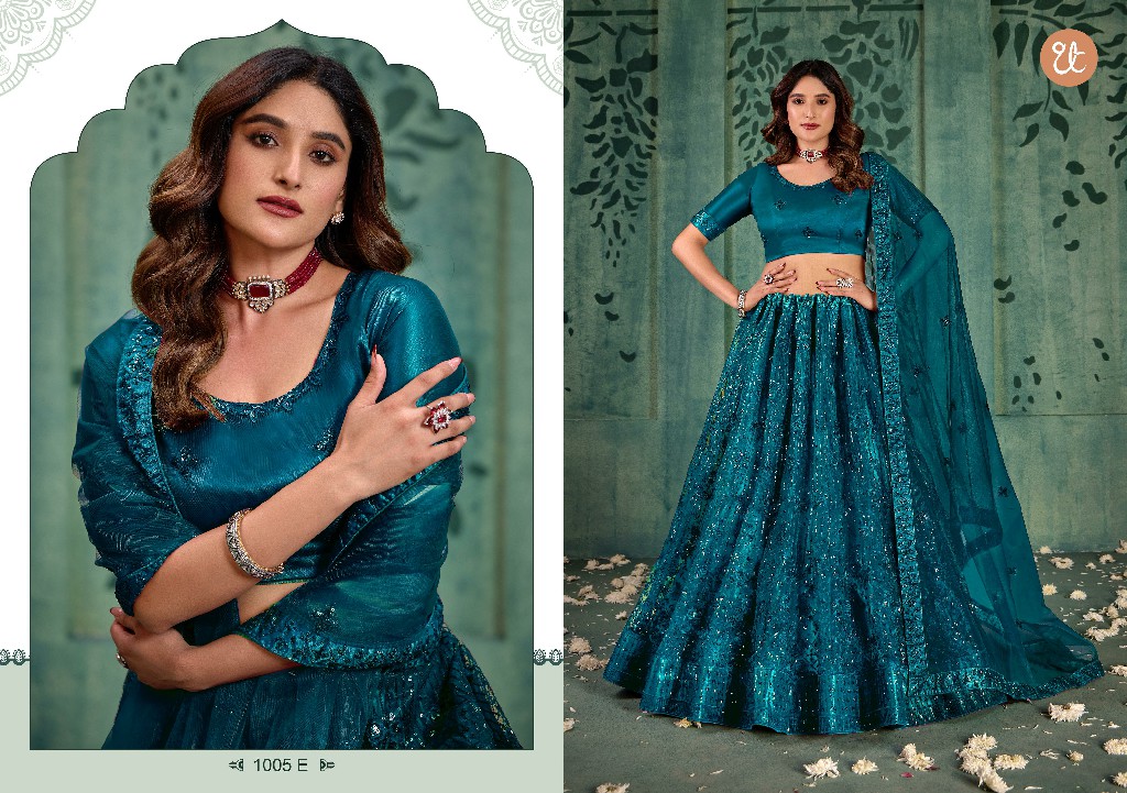 Thread Thrill Elegance Vol-2 Wholesale Stunning Net Embroidered Lehenga Choli