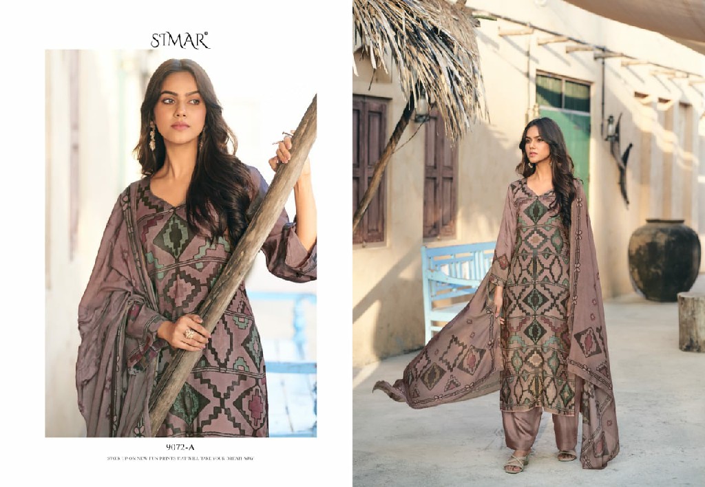irha by glossy Simar popular design viscose muslin dress material