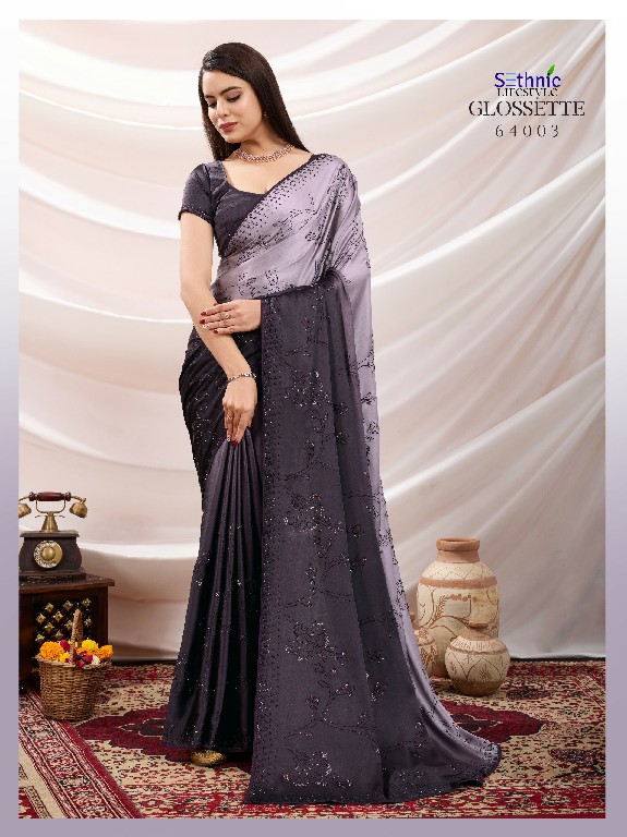 Sethnic Glossette Deliciae Wholesale Party Wear Indian Sarees