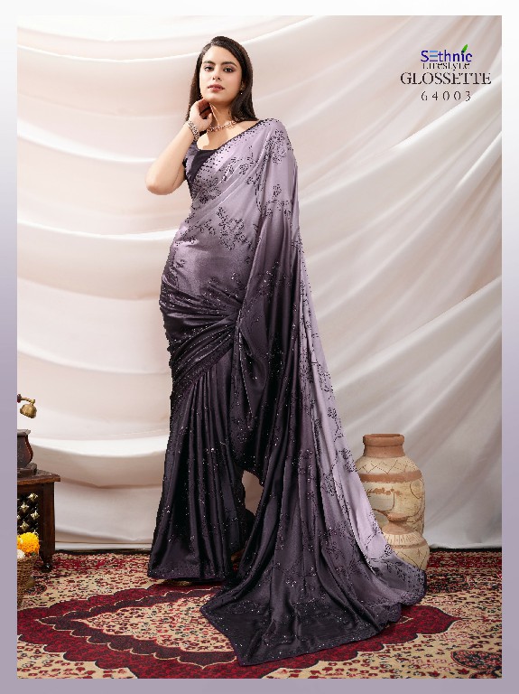 Sethnic Glossette Deliciae Wholesale Party Wear Indian Sarees