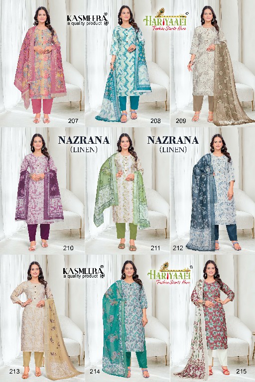 Hariyaali Nazrana Vol-2 Wholesale Readymade 3 Piece Salwar Suits Combo