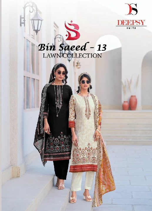 Deepsy Bin Saeed Vol-13 Wholesale Lawn Pakistani Concept Salwar Suits