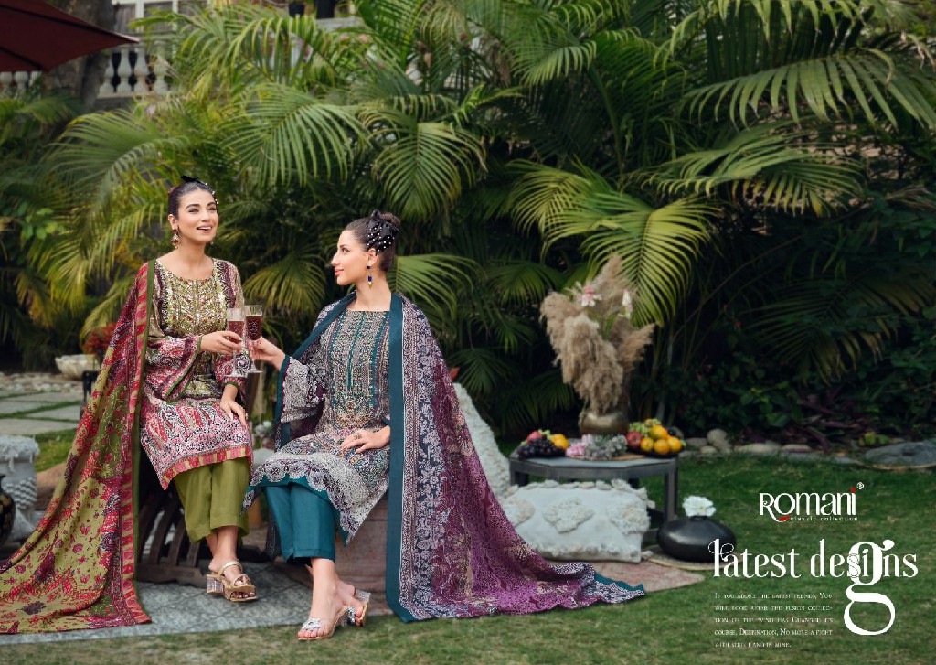 ROMANI PRESENTS AARZU VOL 12 HIT DESIGN SOFT COTTON PAKISTANI ETHNIC SALWAR SUIT