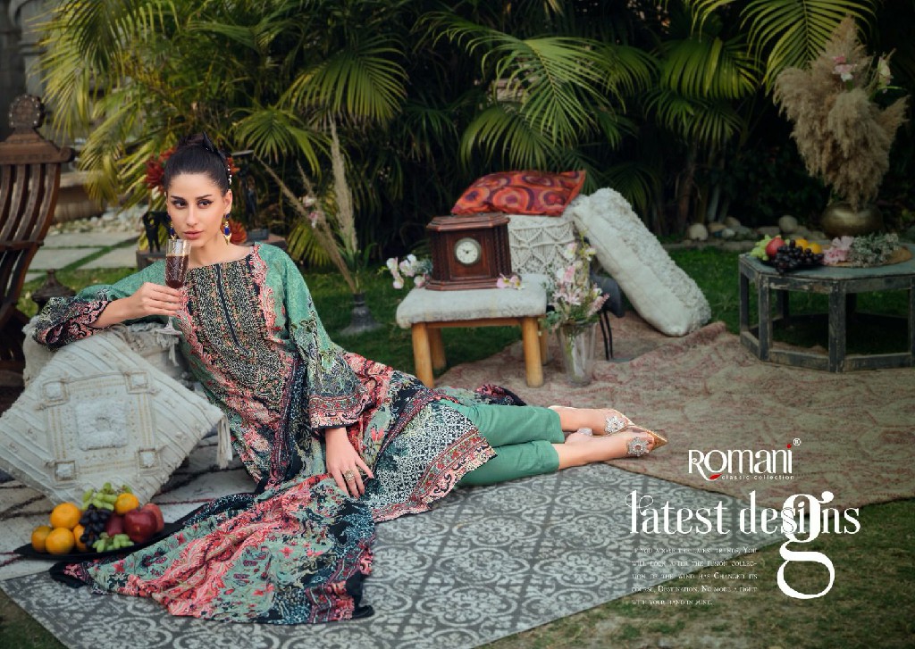 ROMANI PRESENTS AARZU VOL 12 HIT DESIGN SOFT COTTON PAKISTANI ETHNIC SALWAR SUIT