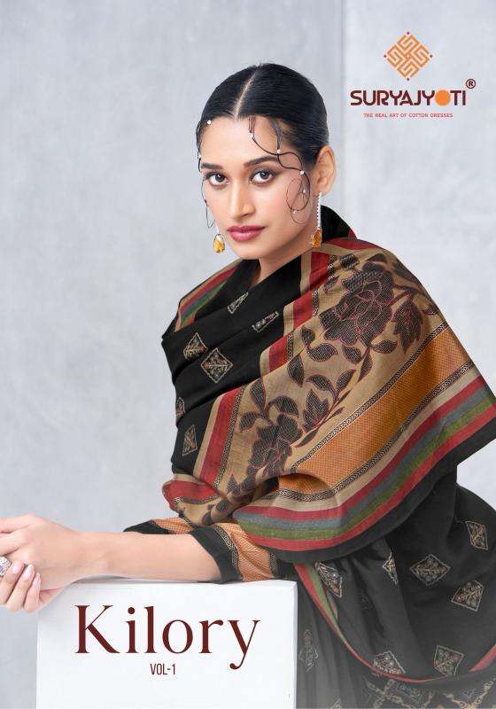 Suryajyoti launch kilory vol 1 zam satin unstitch suit for womens
