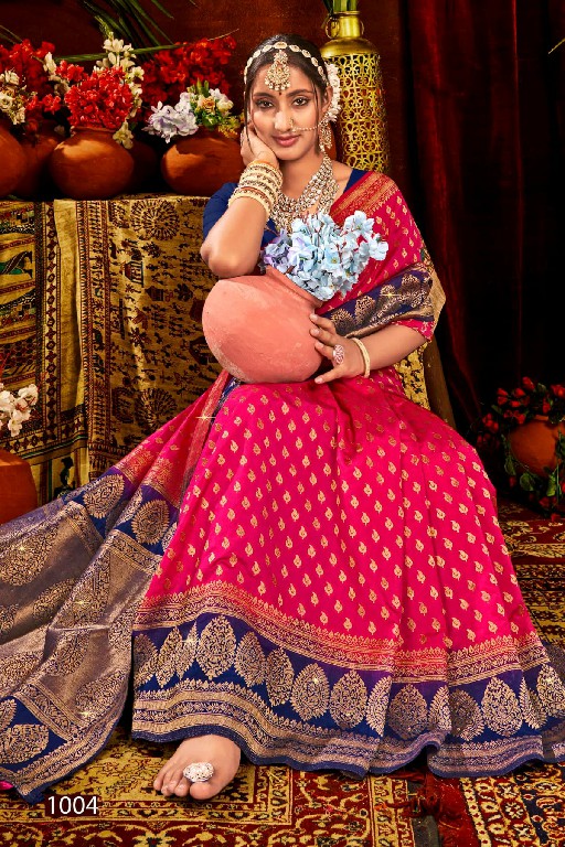 Saroj Prapti Dola Saroski Vol-4 Wholesale Soft Dola Silk With Swaroski Work Sarees