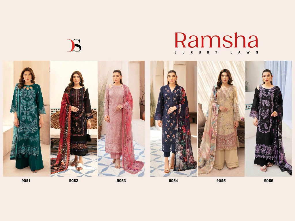 Deepsy Ramsha Luxury Lawn Wholesale Pakistani Concept Salwar Suits