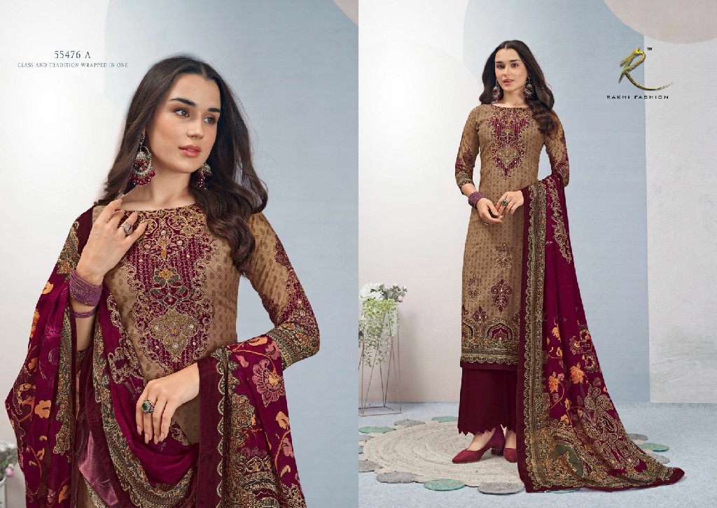 Rakhi Rabani Wholesale Pure Viscose Modal With Handwork Dress Material