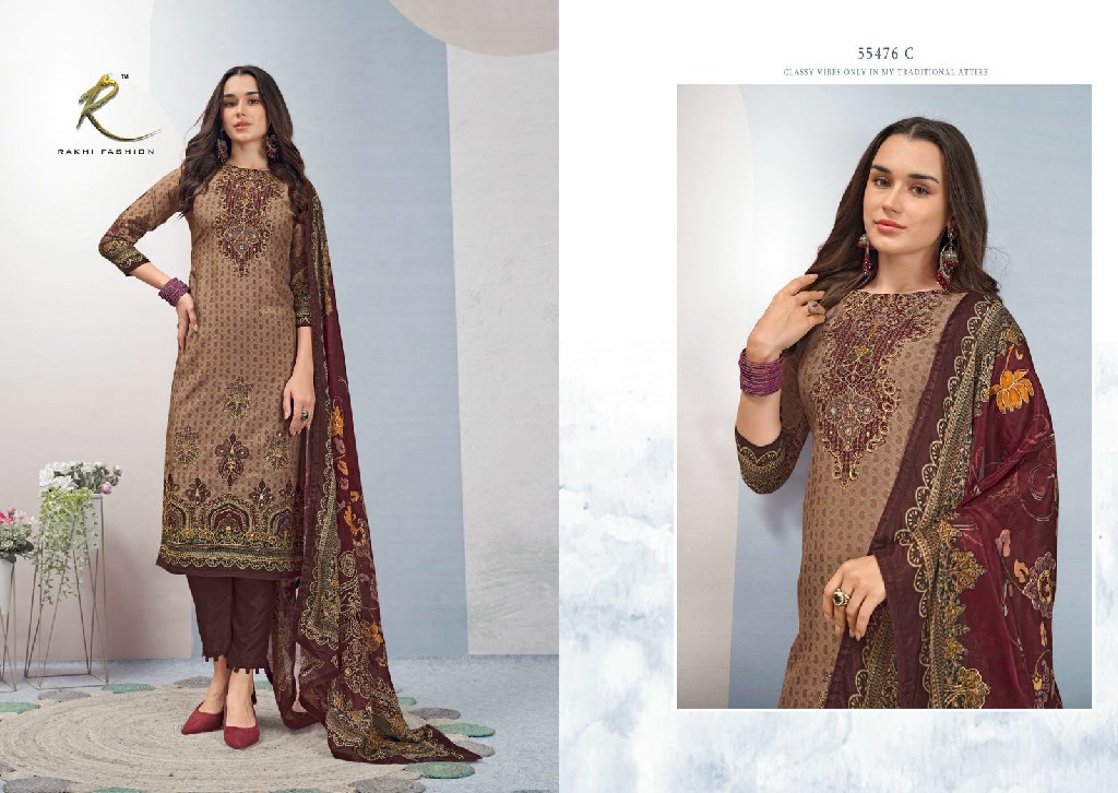 Rakhi Rabani Wholesale Pure Viscose Modal With Handwork Dress Material