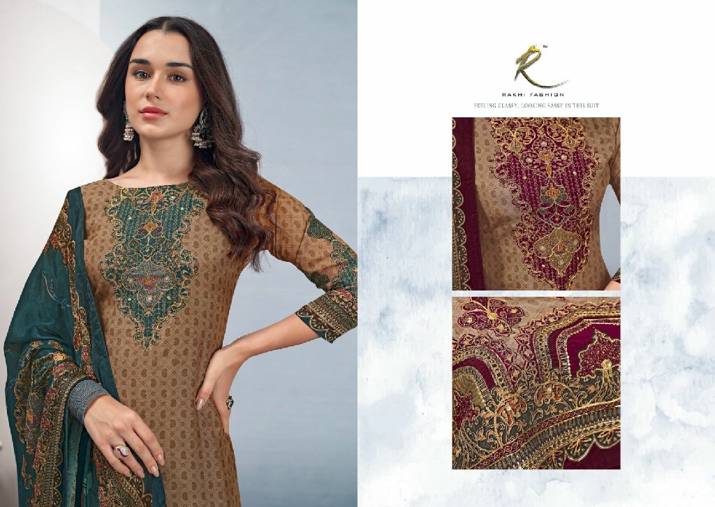 Rakhi Rabani Wholesale Pure Viscose Modal With Handwork Dress Material