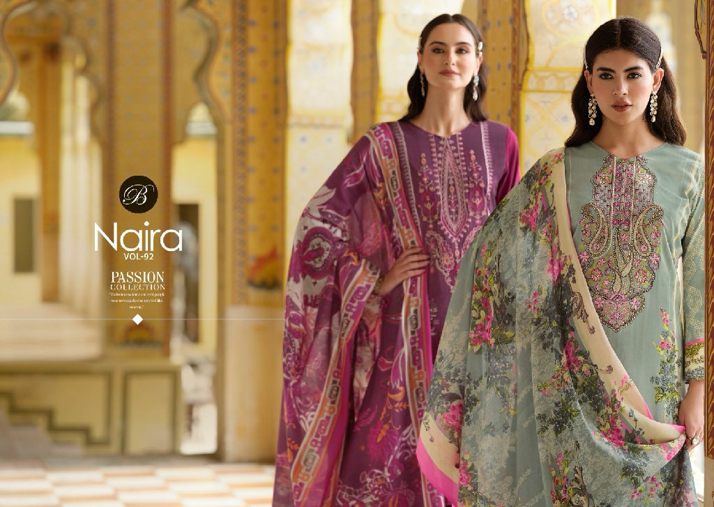 belliza designer naira vol 92 cotton digital prints salwar kameez